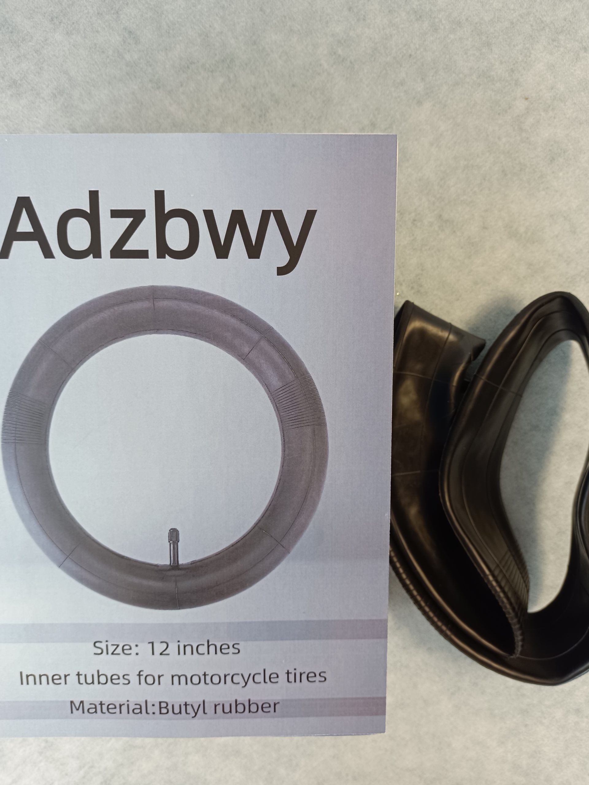Adzbwy 19-Inch Motorcycle Inner Tube – Heavy-Duty Butyl Rubber Tire Tube – Durable, Leak-Resistant, Fits 19" Wheels – Ideal for Off-Road & Street Use - Image 2